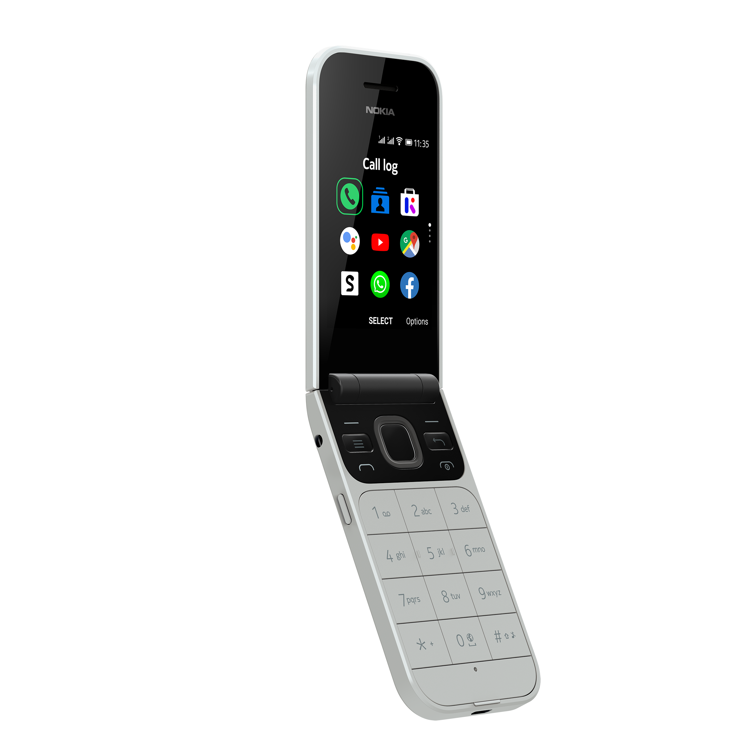 NOKIA 2720 Flip Smartphone, Grau