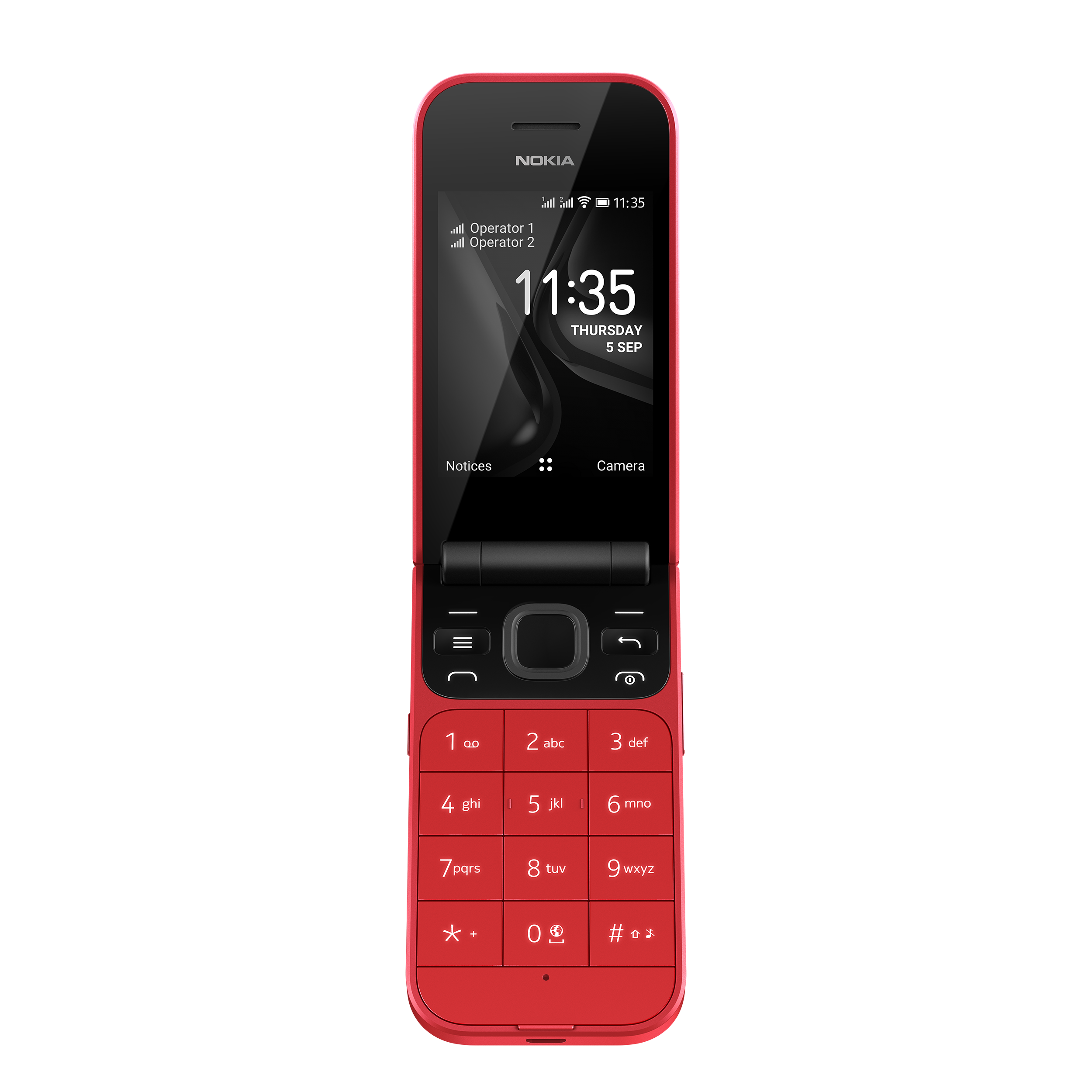 NOKIA 2720 Flip Smartphone, Rot