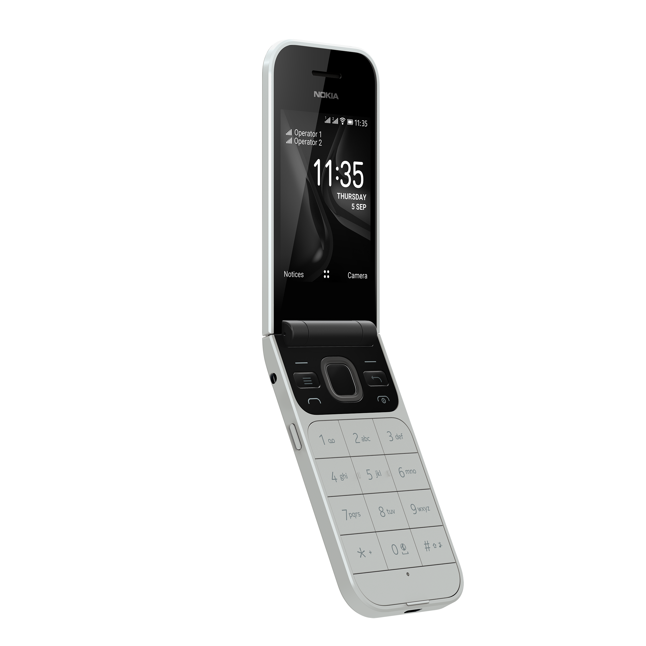NOKIA 2720 Flip Smartphone, Grau