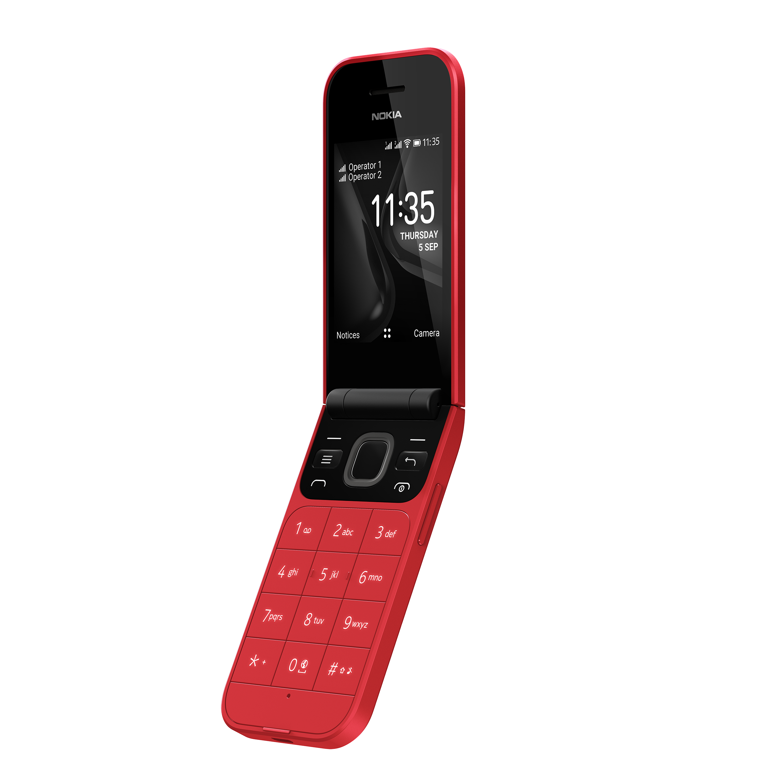 NOKIA 2720 Flip Smartphone, Rot