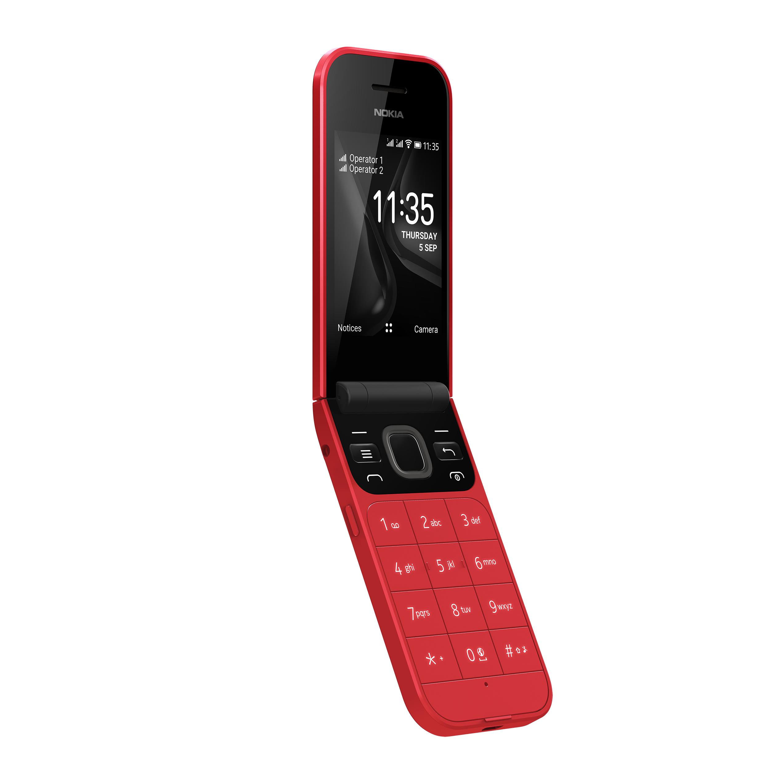 NOKIA 2720 Flip Smartphone, Rot