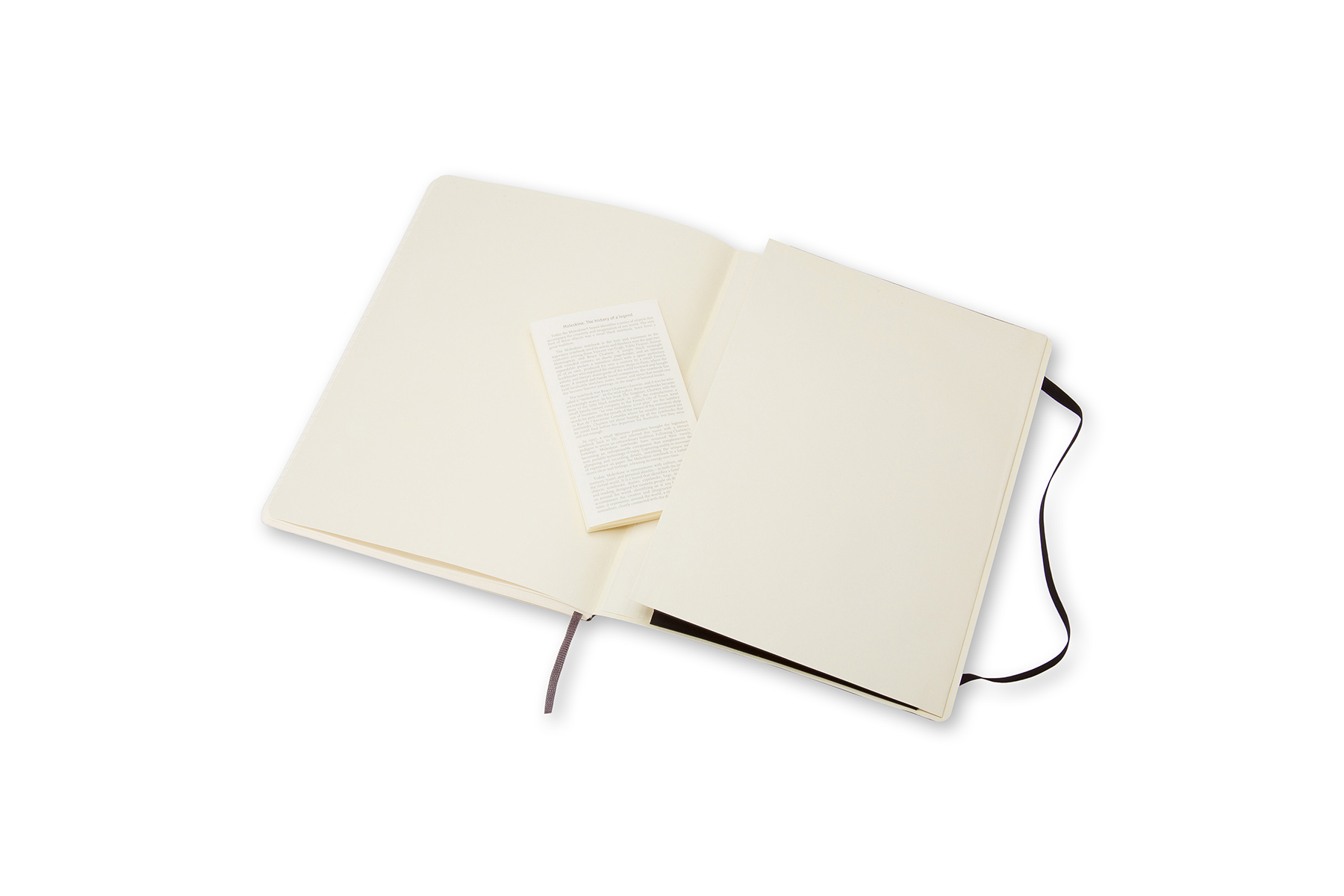 MOLESKINE XL, Liniert, Soft Cover, Schwarz Notizbuch, Schwarz