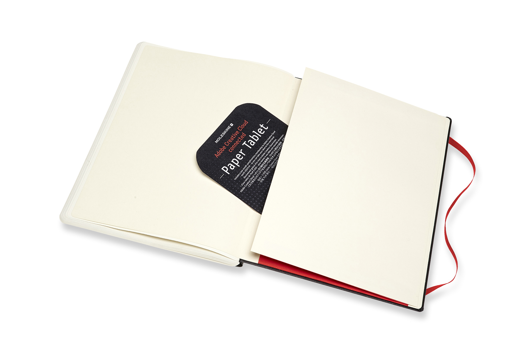 MOLESKINE Adobe Creative Cloud Connected Paper Tablet, Schwarz