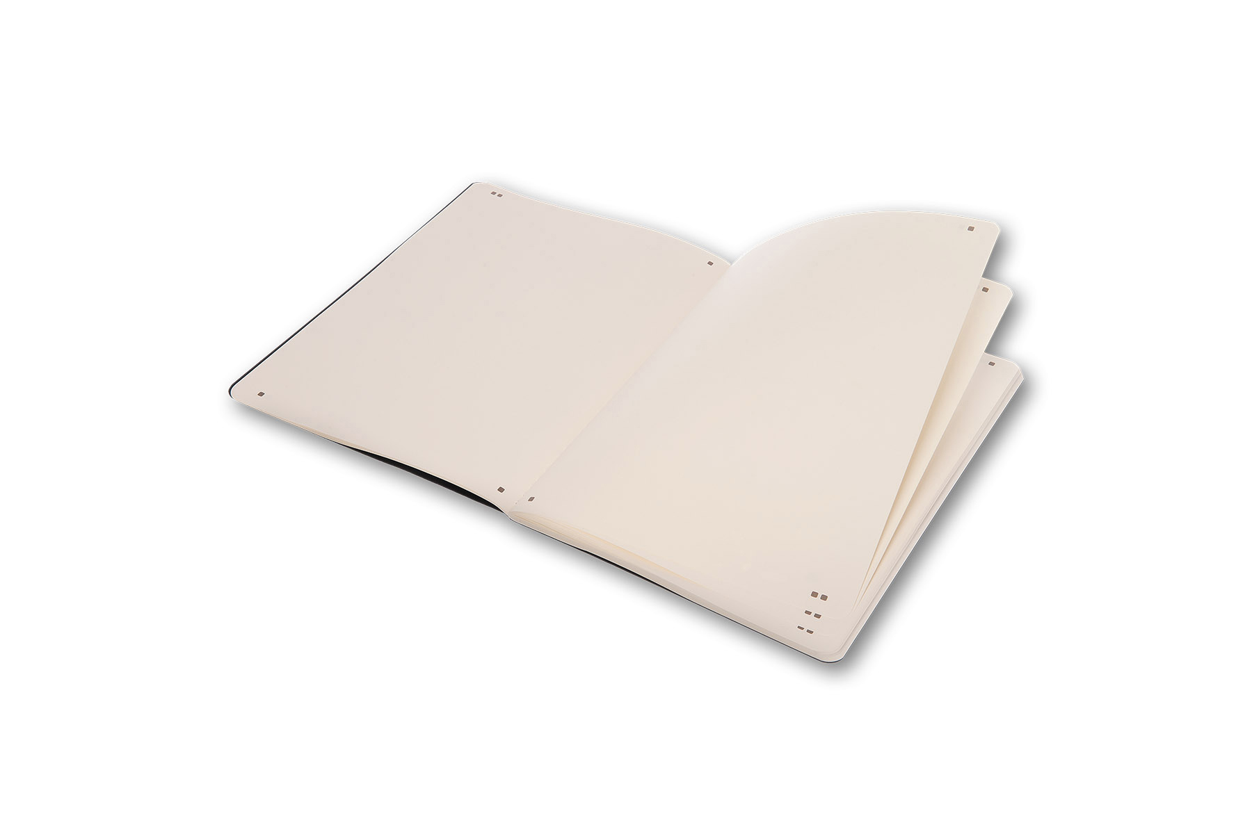 MOLESKINE Creative Cloud Connected, XL, Blanko, Hard Cover, Schwarz Smart Skizzenalbum, Schwarz