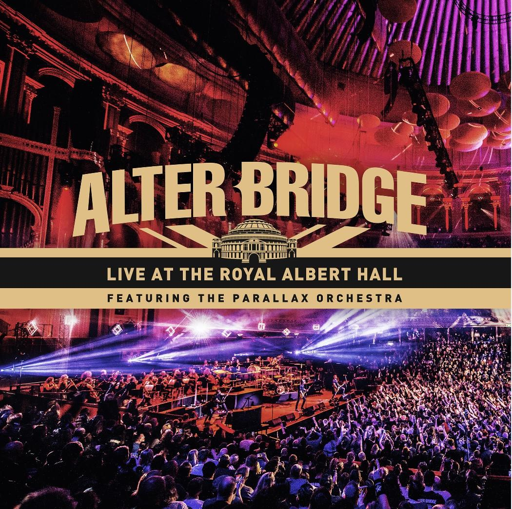 Alter Bridge album borító. Élő koncert fotó, zenekarral és közönséggel.