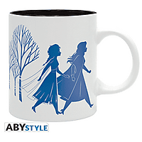 ABYSTYLE Disney Frozen Silhouette Tasse, Mehrfarbig