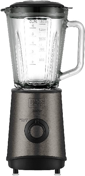 Black+decker Bxjb800e Batidora vaso 800 w 1.5 litros acero inoxidable gris decker 800w 2 1.5l