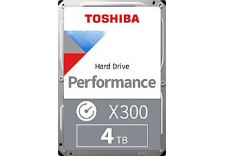 TOSHIBA X300 Festplatte, 4 TB HDD SATA, 3,5 Zoll, intern