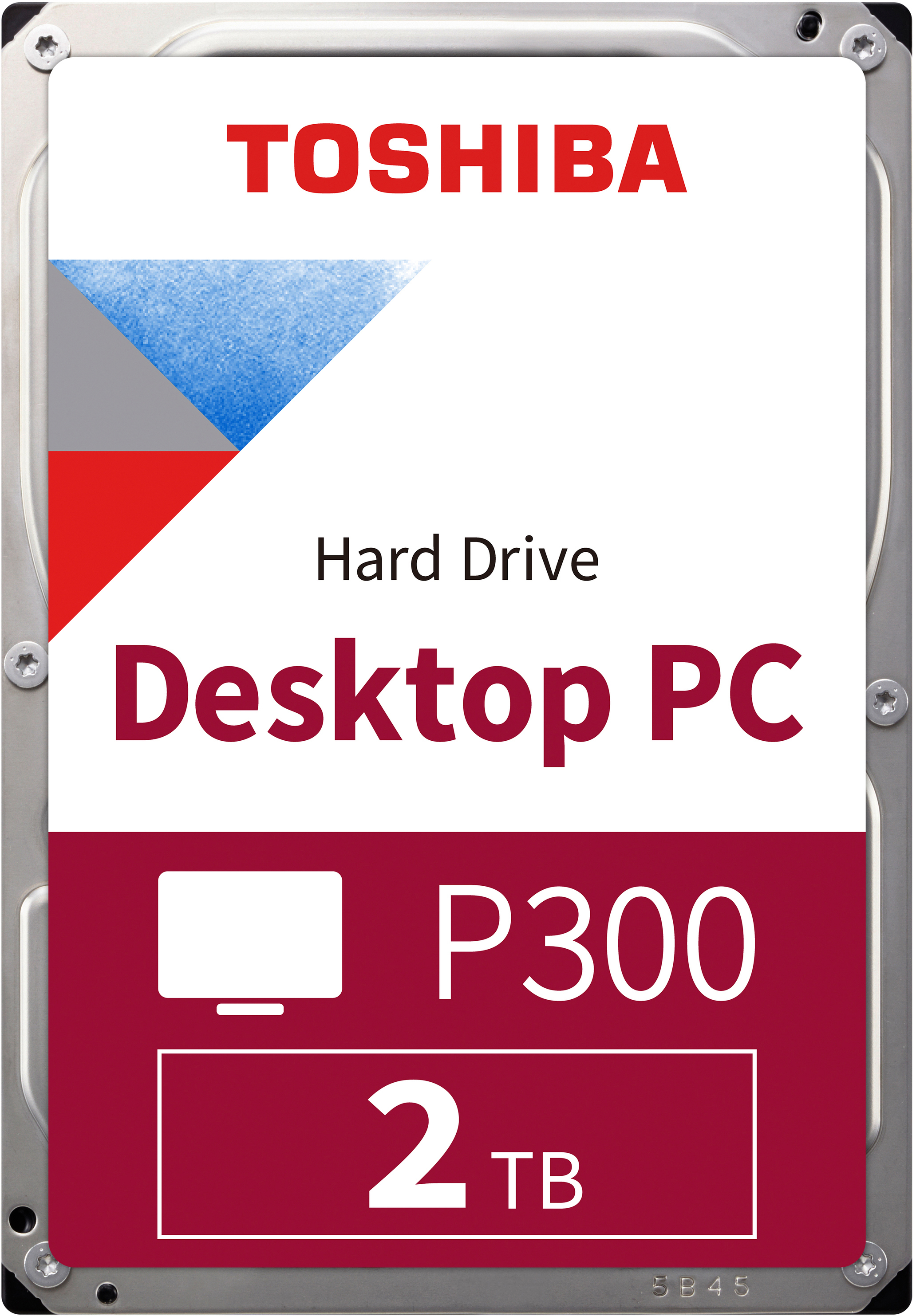 TOSHIBA P300 Festplatte, 2 TB HDD SATA 6 Gbps, 3,5 Zoll, intern