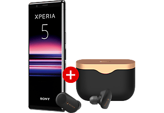 SONY Xperia 5 + WF-1000XM3 Bundle - Smartphone + cuffie senza fili (6.1 ", 128 GB, Nero)