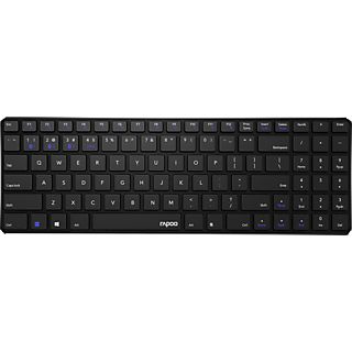 RAPOO Multi-Mode Keyboard E9100M - Black