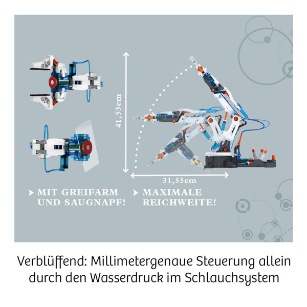 KOSMOS Mehrfarbig Hydraulik-Arm Experimentierkasten,