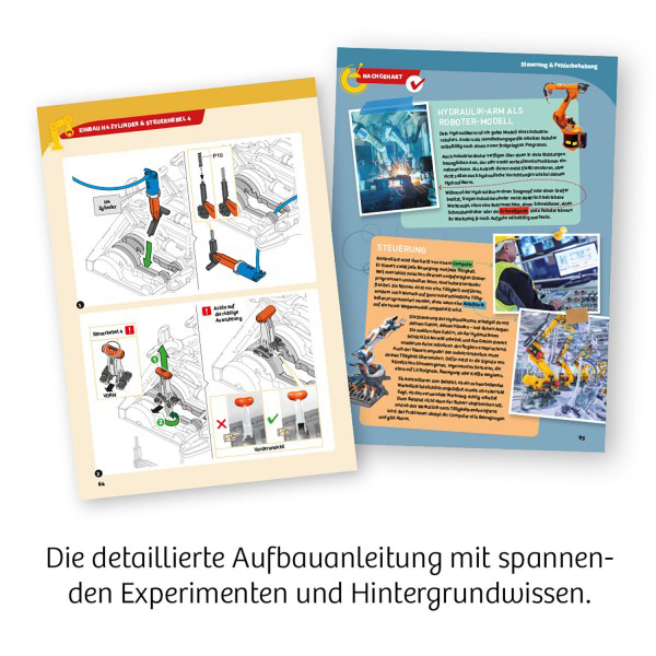 Mehrfarbig KOSMOS Experimentierkasten, Hydraulik-Arm