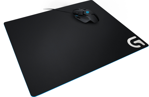 Alfombrilla ratón - Logitech G640 , Tela, Negro