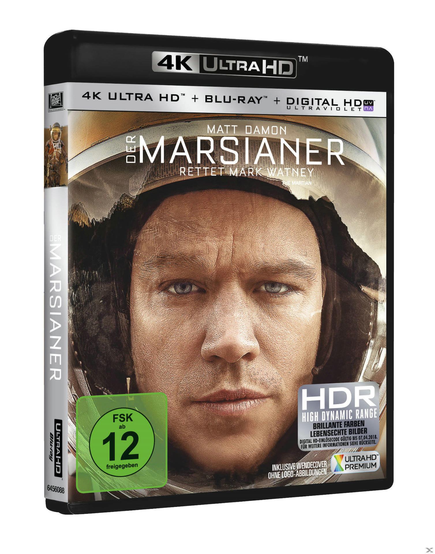 DVD-Cover des Films. Gesicht eines Mannes im Helm. Text auf Deutsch. Dunkler Hintergrund.