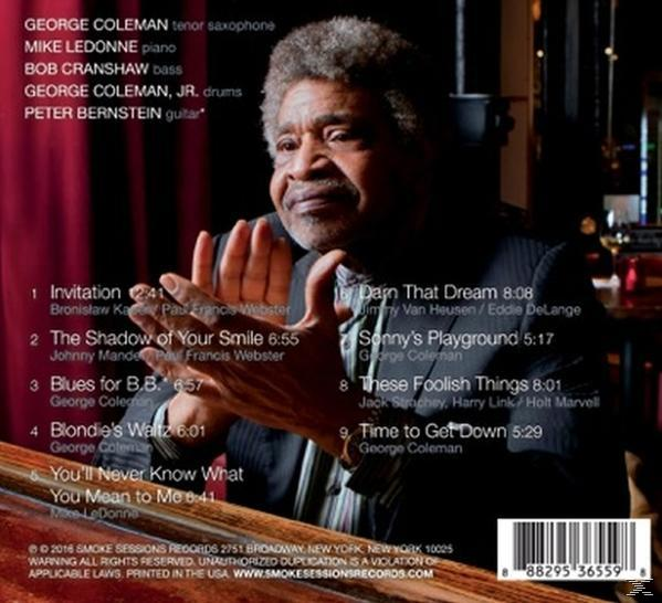 George Coleman, Mike Ledonne, Bob Cranshaw - A Master Speaks  - (CD)