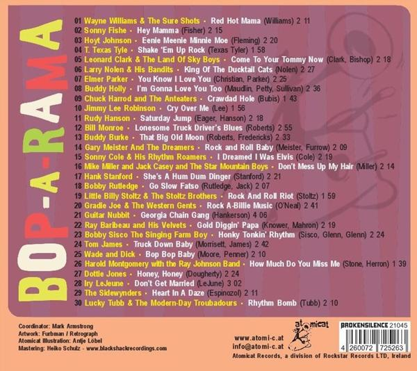 VARIOUS - Bop A Rama-King Of The Ducktail Cats  - (CD)