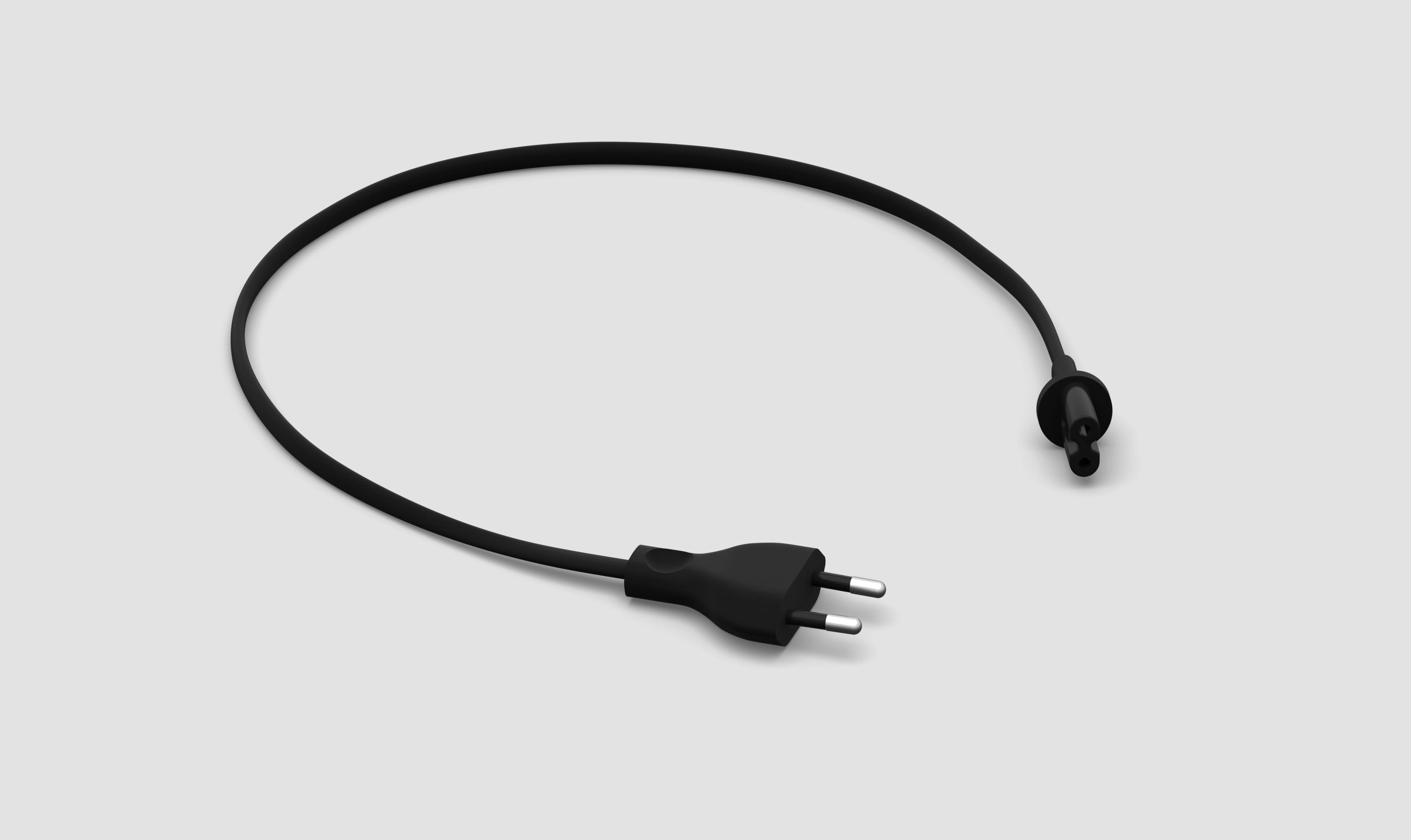 SONOS PC70SEU1BLK Stromkabel, Schwarz