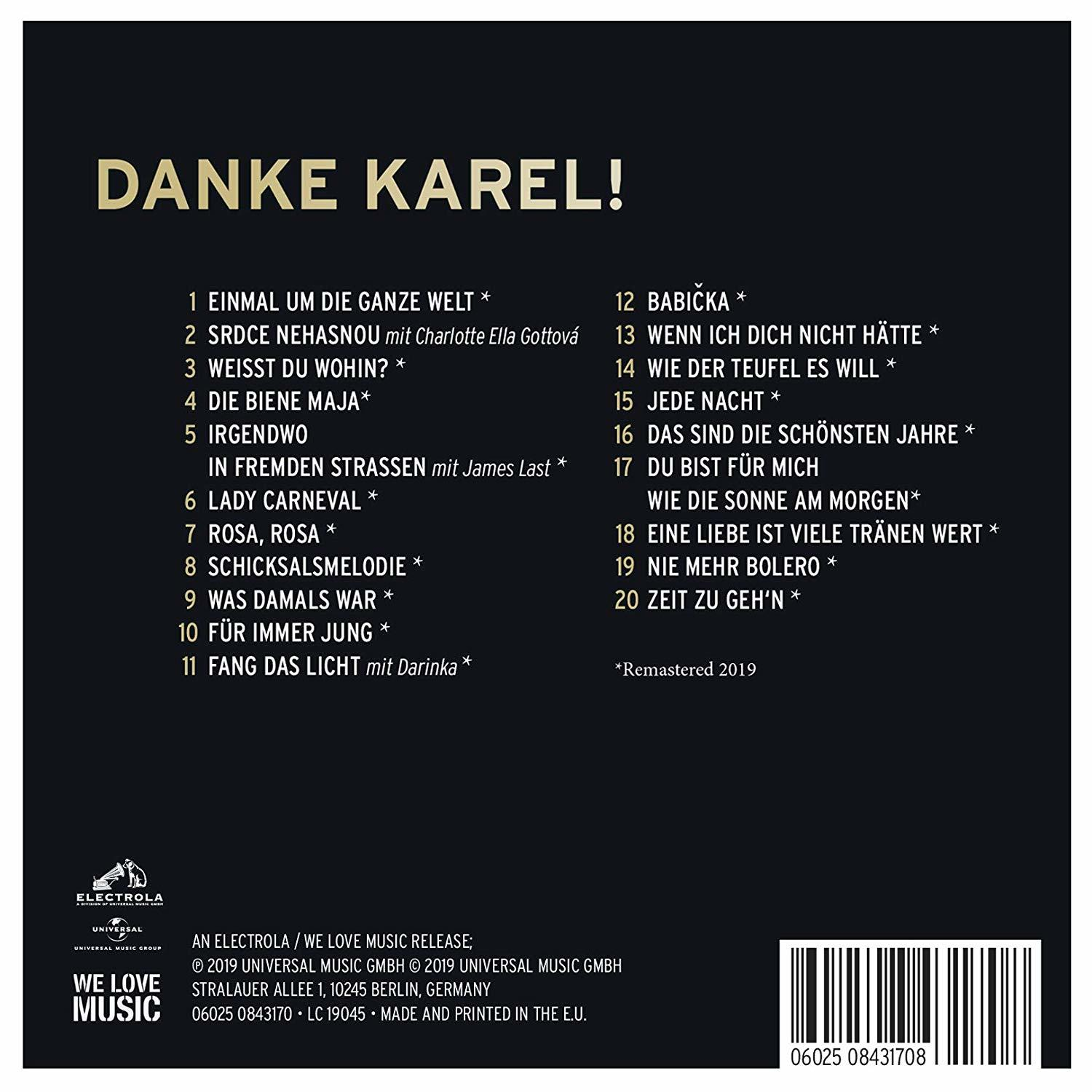 Karel Gott - Danke Karel!  - (CD)