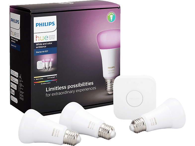 Beleuchtungs-Deal: Philips Hue E27 Starter Set