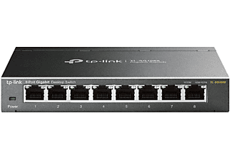 James Dyson Restricción Inseguro Switch | TP-Link TL-SG108, 8 puertos RJ-45, Gigabit Ethernet (10/100/1000),  Negro