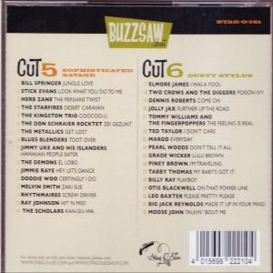 CD-Rückseite mit Titelliste von 'Cut 5' und 'Cut 6' mit Künstler- und Songtiteln.