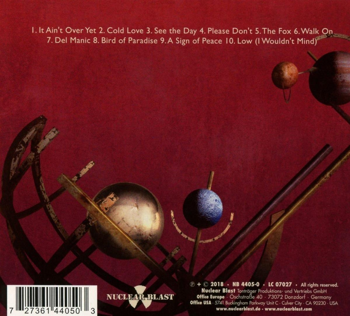 CD-Cover mit Text über James Brown und Songtiteln.