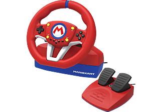 HORI Mario Kart Racing Wheel Lenkrad Pro MINI, Lenkrad und Pedale, Rot