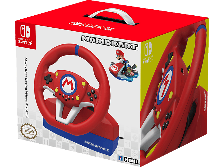 HORI Mario Kart Racing Wheel Lenkrad Pro MINI, Lenkrad und Pedale