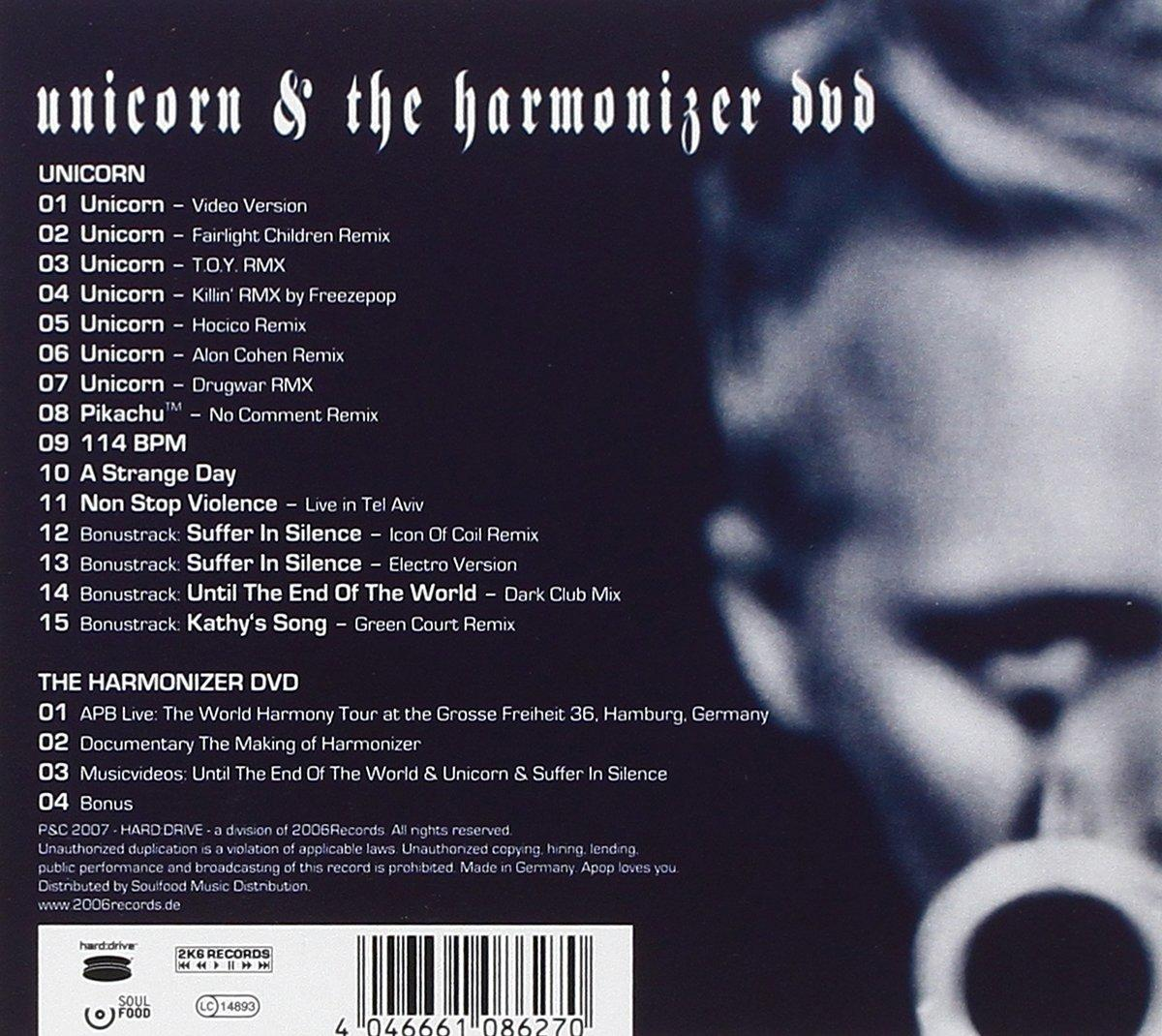 - - Video) Harmonizer Berzerk Apoptygma Unicorn DVD (CD & +