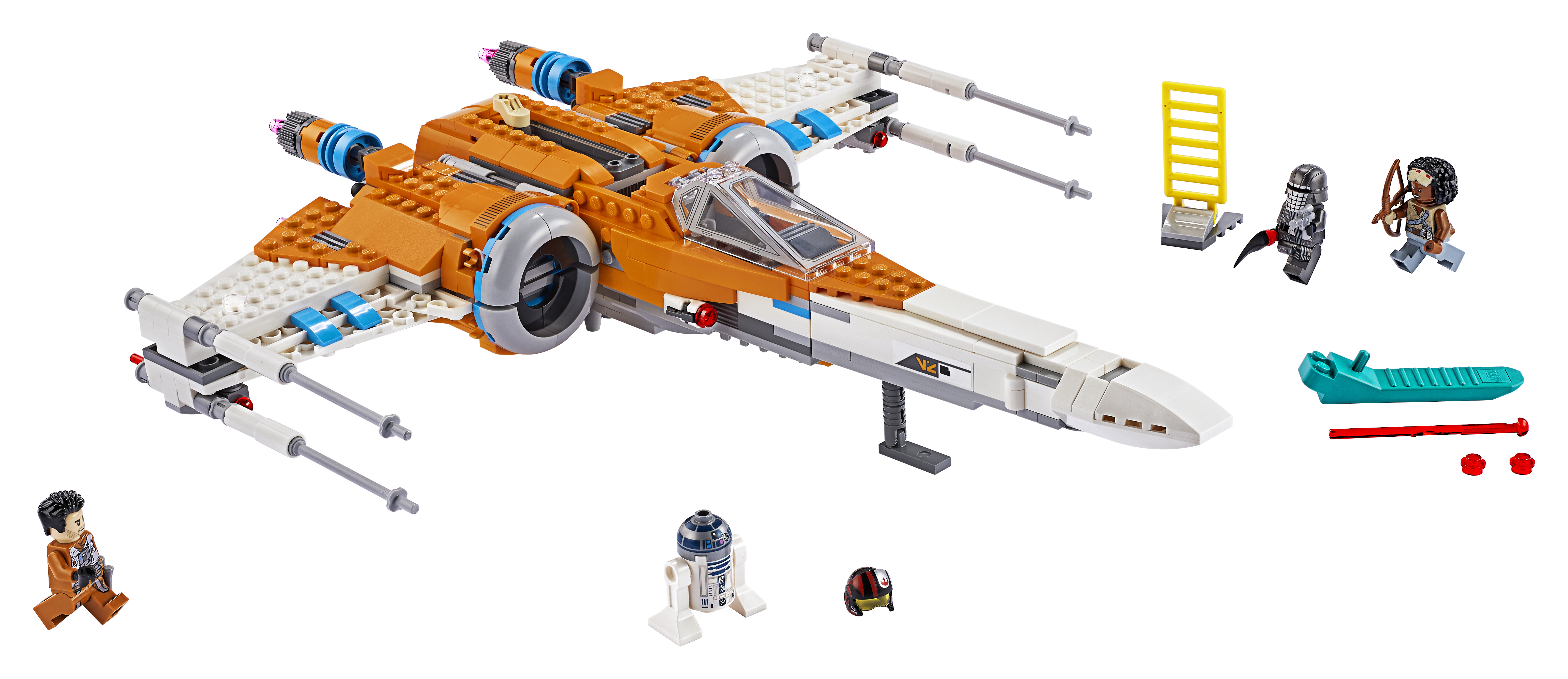 LEGO 75273 Poe Damerons X-Wing Starfighter™ Bausatz, Mehrfarbig