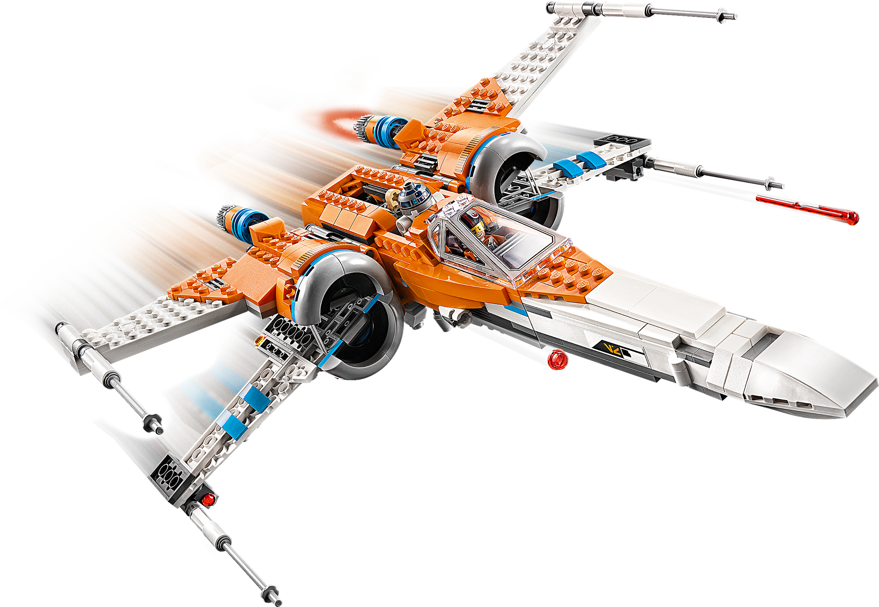 LEGO 75273 Poe Damerons X-Wing Starfighter™ Bausatz, Mehrfarbig