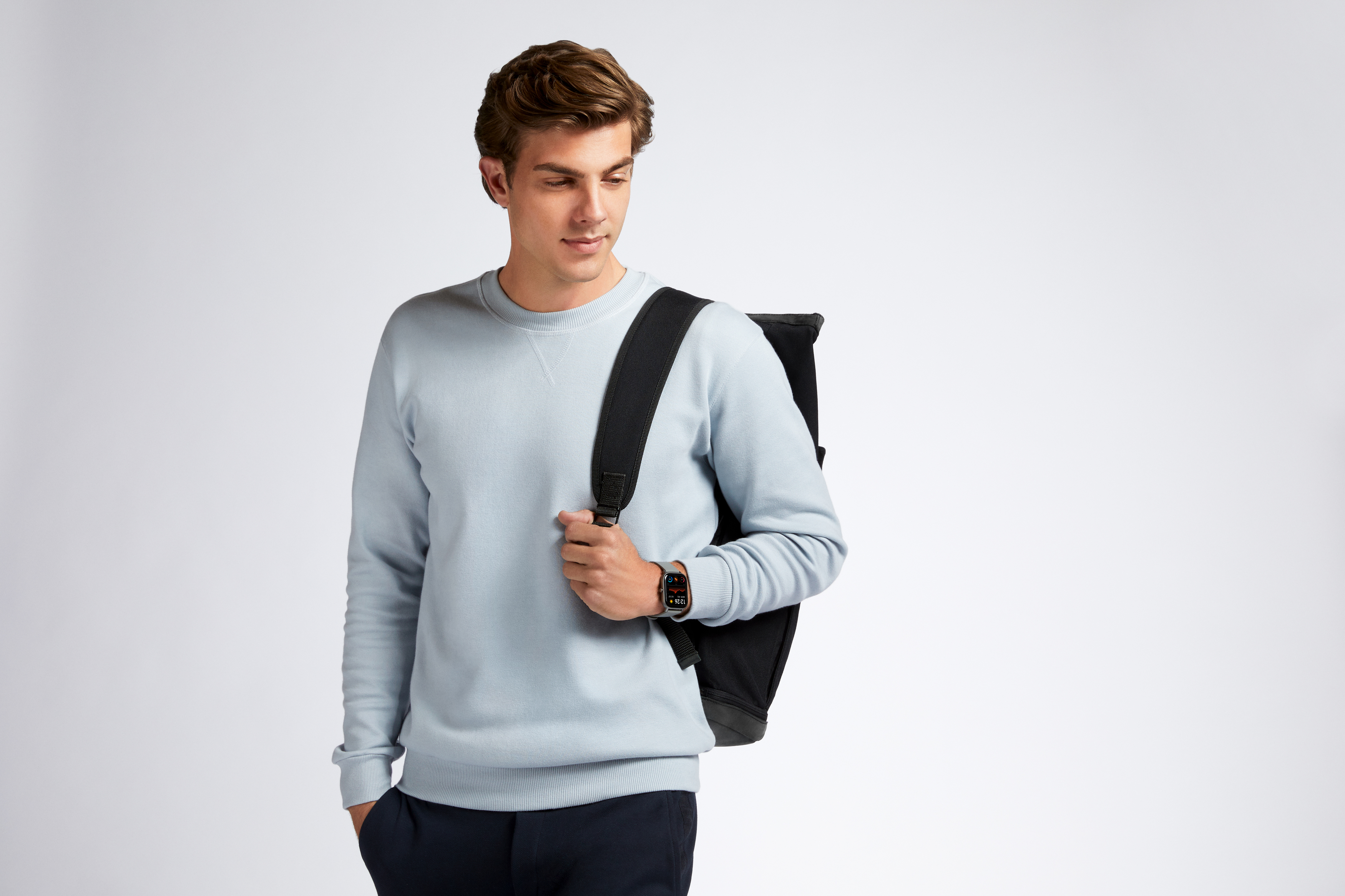 AMAZFIT A1914 GTS Smartwatch Aluminium + Kunststoff Silikon, 120 mm + 87 mm, Lava Grey