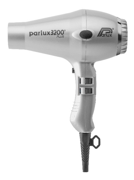 Secador - Parlux, 3200 Plus, 2 Velocidades, 4 Temperaturas, K-Lamination, Plata