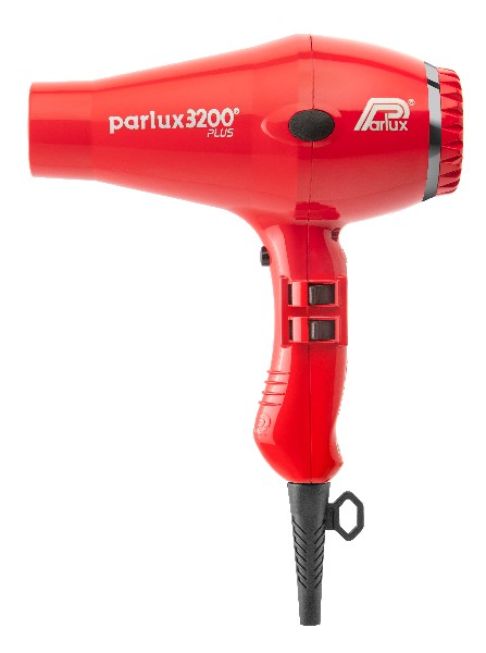 Secador - Parlux, 3200 Plus, 2 Velocidades, 4 Temperaturas, K-Lamination, Rojo