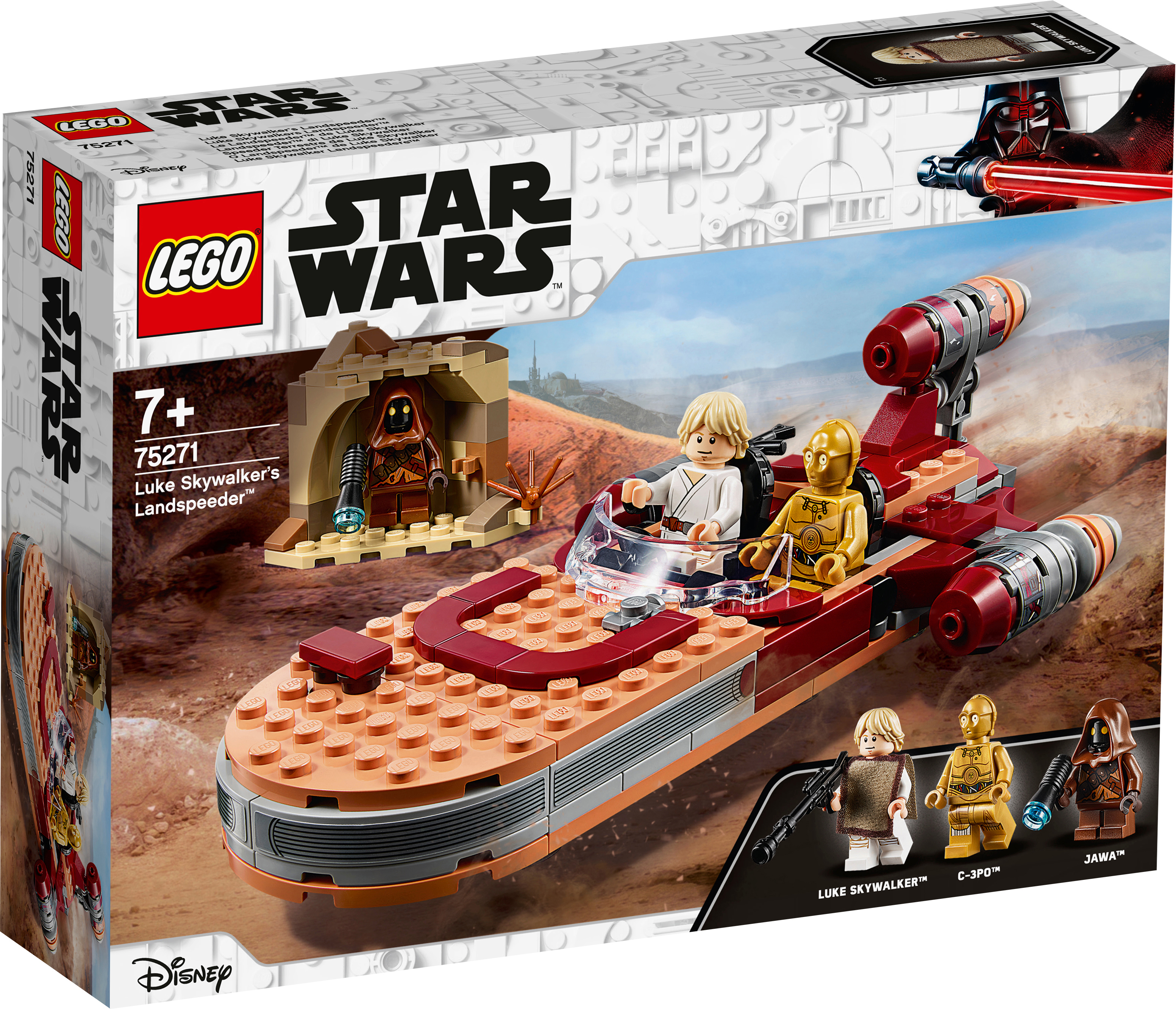 LEGO 75271 Luke Skywalkers Landspeeder™ Bausatz, Mehrfarbig