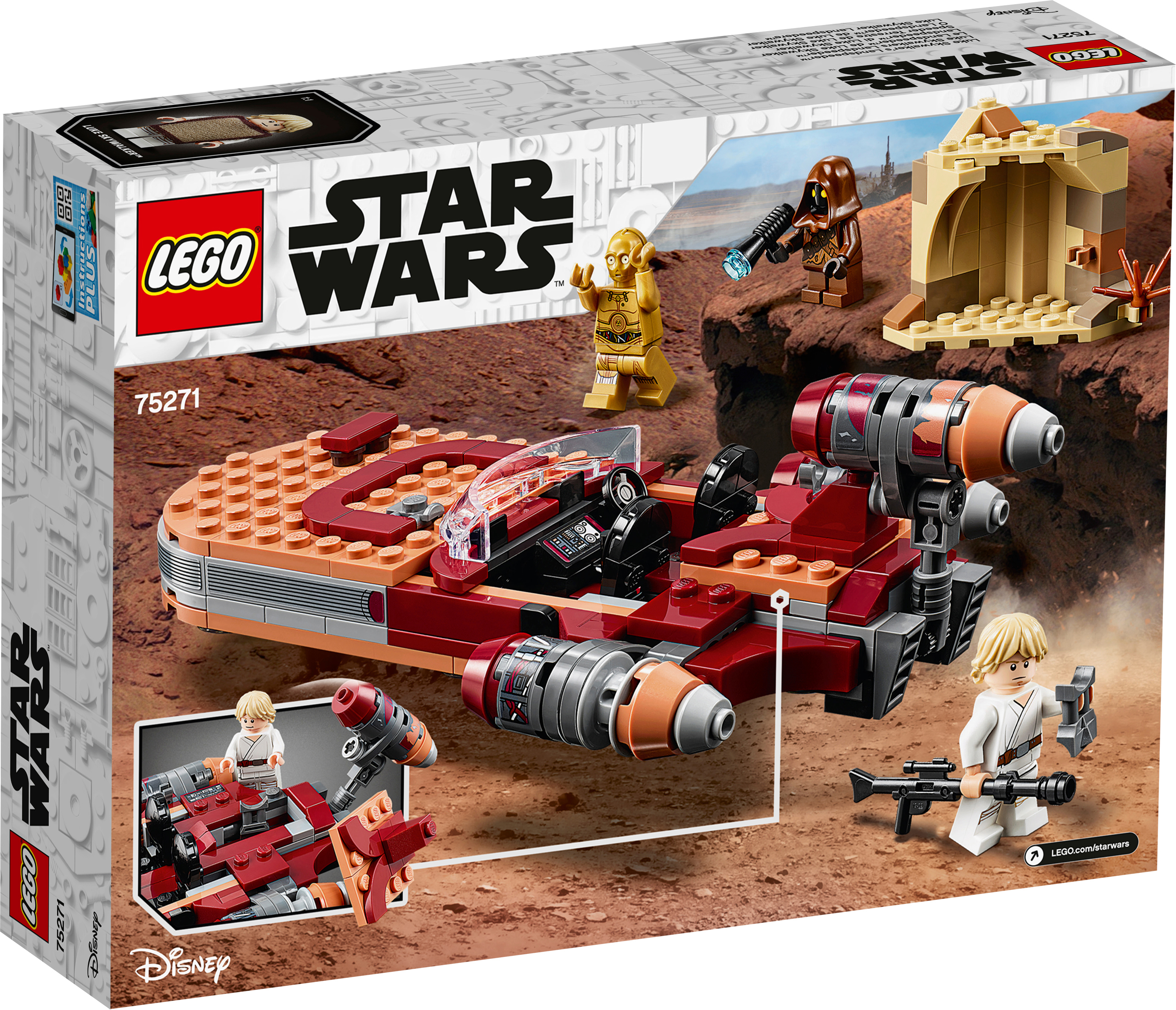 LEGO 75271 Luke Skywalkers Landspeeder™ Bausatz, Mehrfarbig