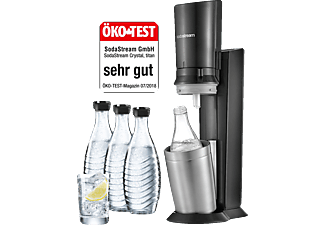 SODASTREAM Crystal Megapack - Machines à eau soda (Noir/Argent)