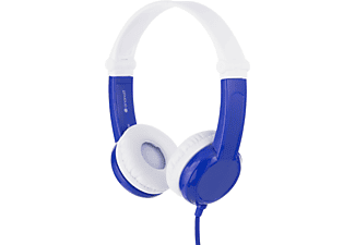 BUDDYPHONES Connect Kablolu Kulak Üstü Çocuk Kulaklığı Mavi