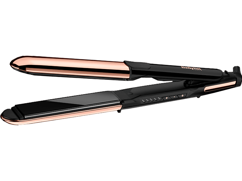 BABYLISS Straight&Curl Brilliance Glätteisen (Schwarz/Gold)