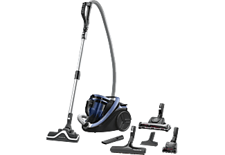 ROWENTA RO7681 SILENCE FORCE CYCLONIC 4A ANIMAL CARE - Staubsauger (Blau)