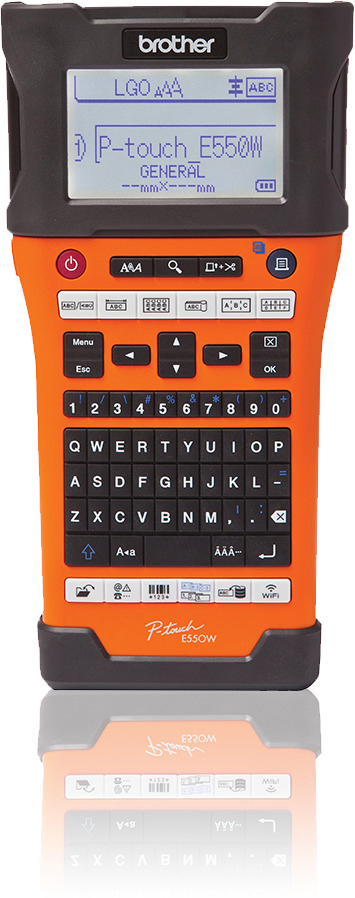 BROTHER P-touch E550WVP Beschriftungsgerät Mehrfarbig