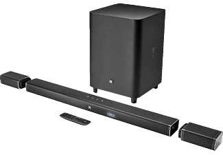 JBL Bar 5.1 - Soundbar + Subwoofer + Surround-Lautsprecher (5.1, Schwarz)