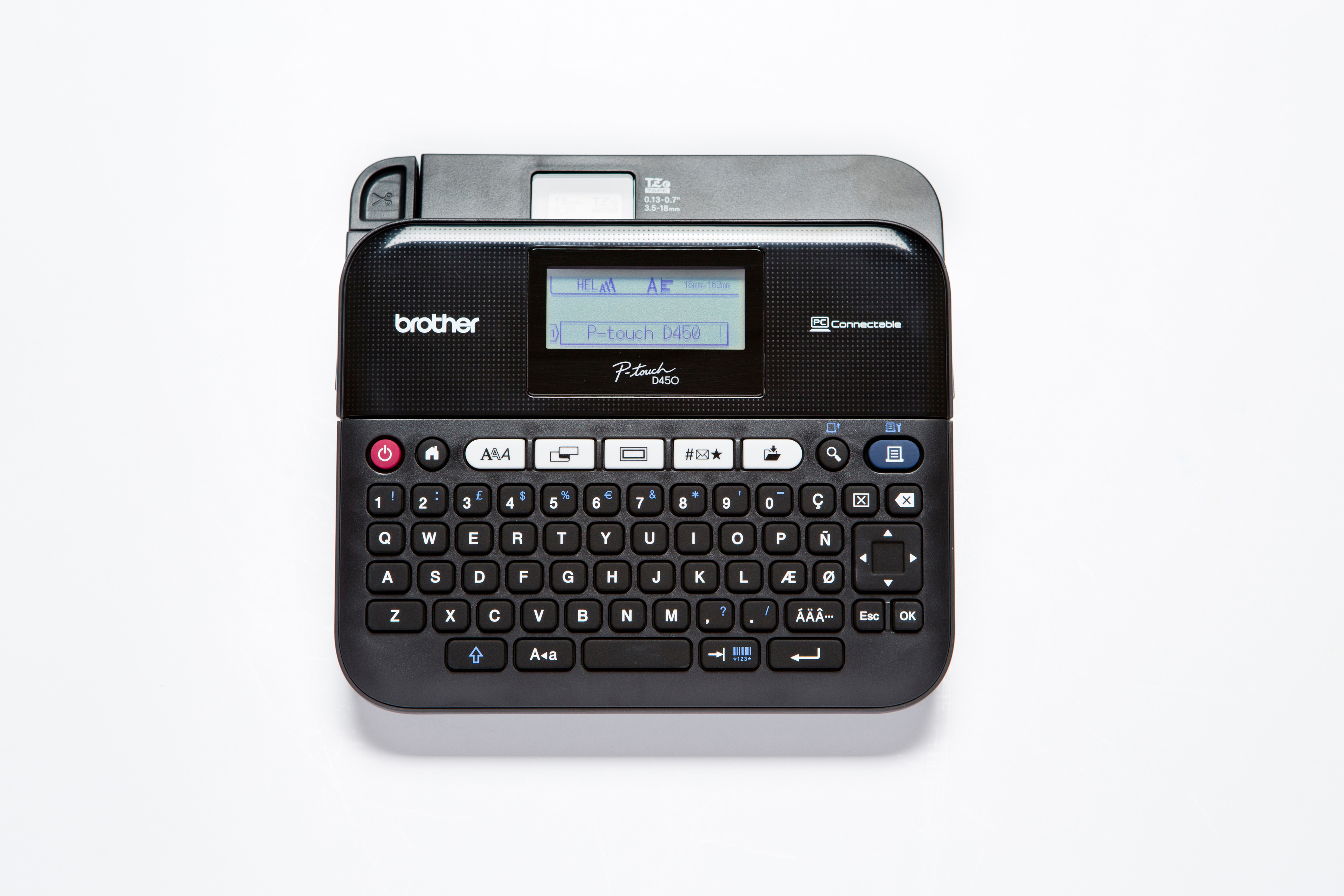 BROTHER P-Touch D450VP Beschriftungsgerät Schwarz