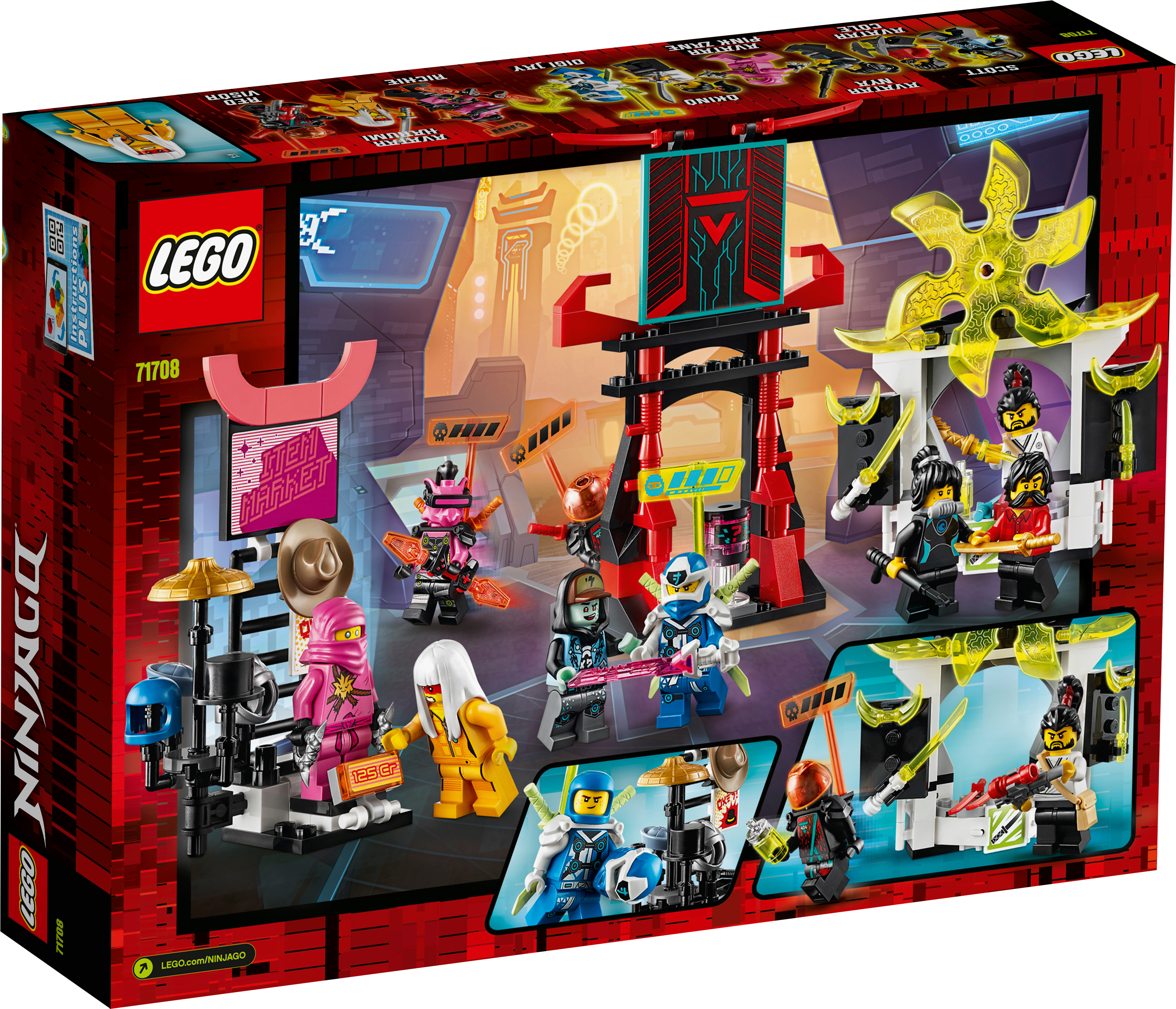 LEGO 71708 Marktplatz Bausatz, Mehrfarbig