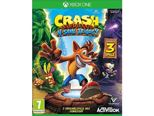 Crash Bandicoot N. Sane Trilogy - Xbox One - Tedesco