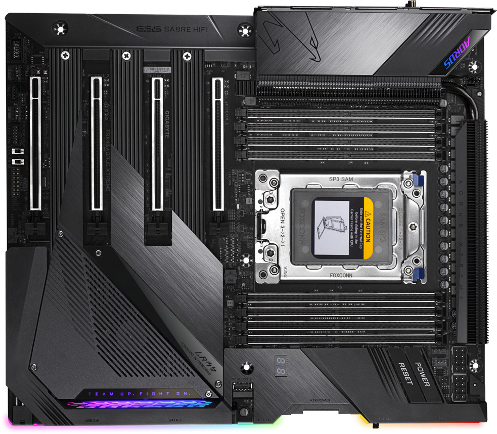 GIGABYTE TRX40 AORUS XTREME Mainboard Mehrfarbig