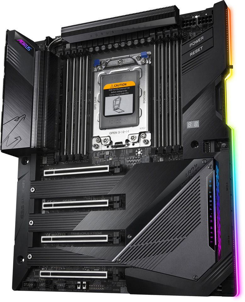 GIGABYTE TRX40 AORUS XTREME Mainboard Mehrfarbig