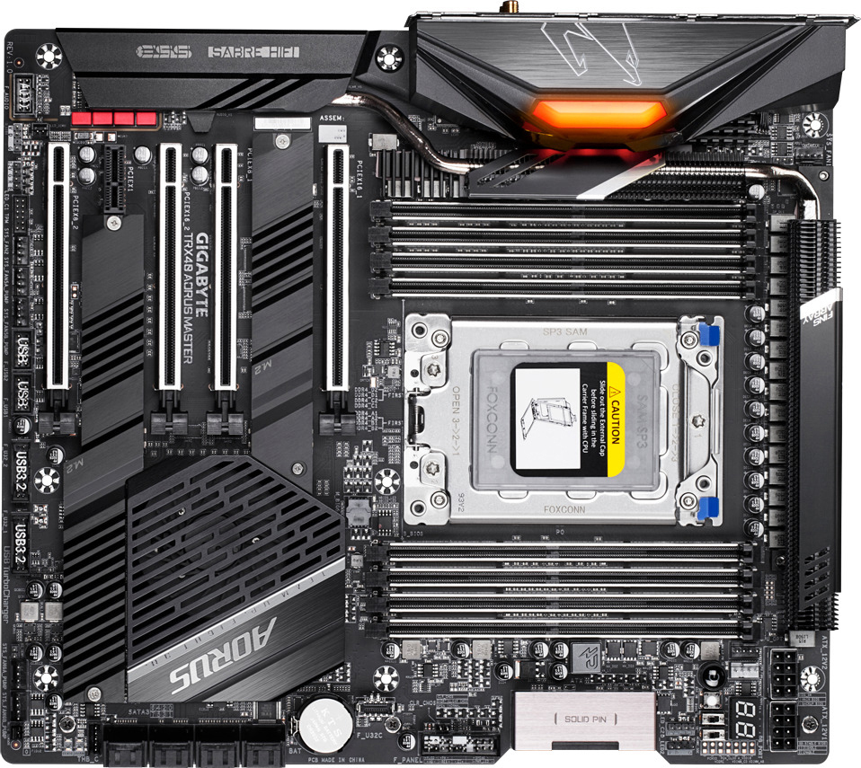 GIGABYTE TRX40 AORUS MASTER Mainboard Mehrfarbig