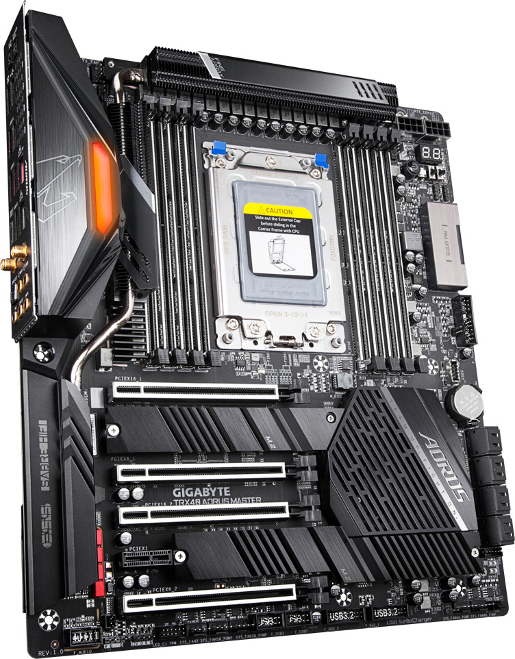 GIGABYTE TRX40 AORUS MASTER Mainboard Mehrfarbig